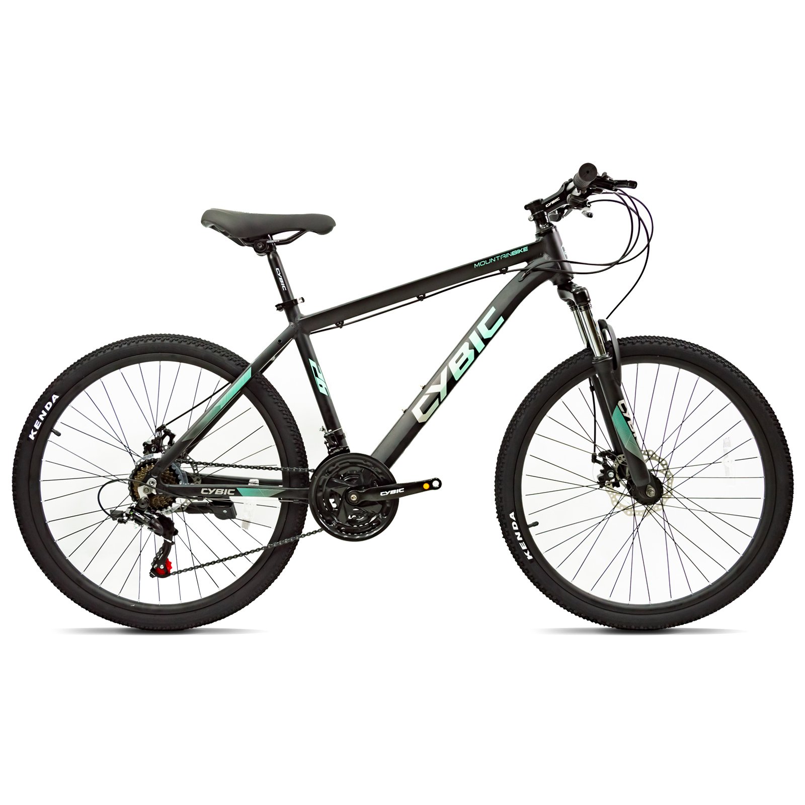 26 inch 21 Speed Shimana Disc Brake Man and women mountain bicycle black green red Color of Adults mountain bike