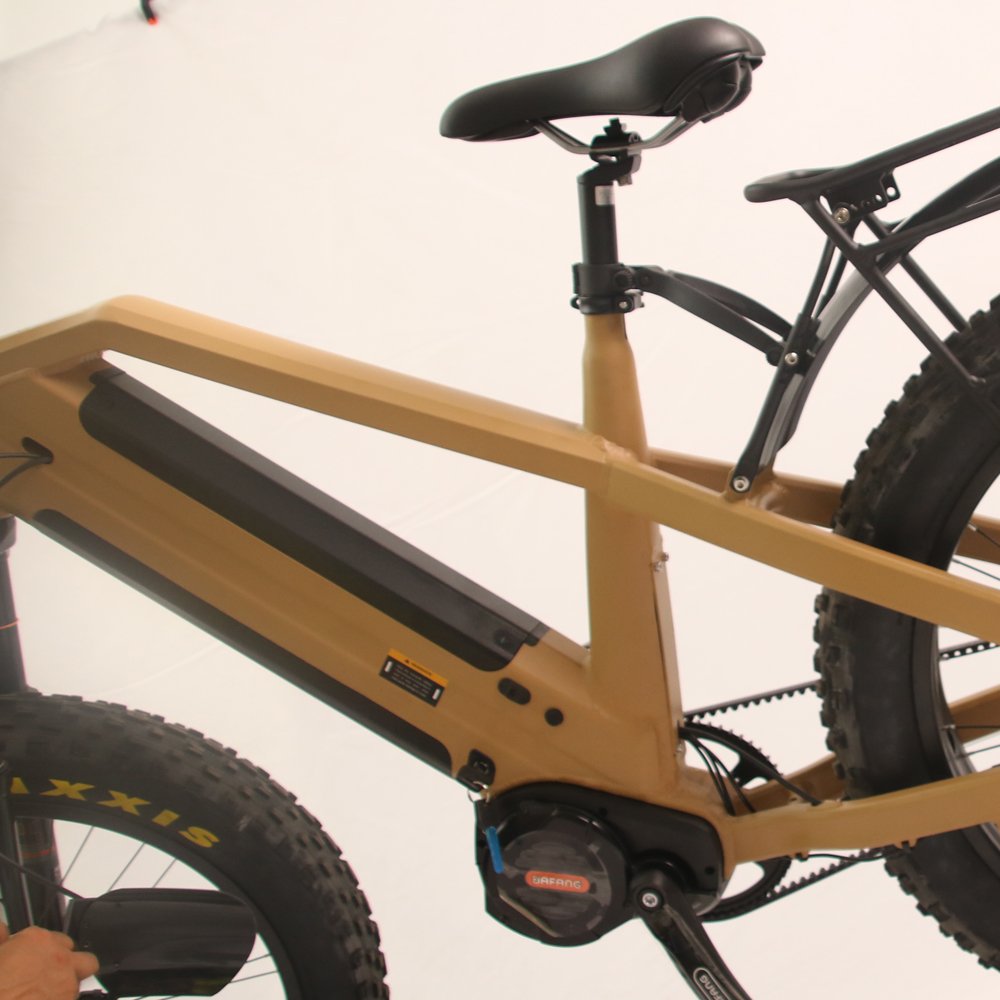 2024 Mid Drive Electric Bike Ebike 8fun Bafang M620 Fat Tire Electric Bike1000W with Dual batteries