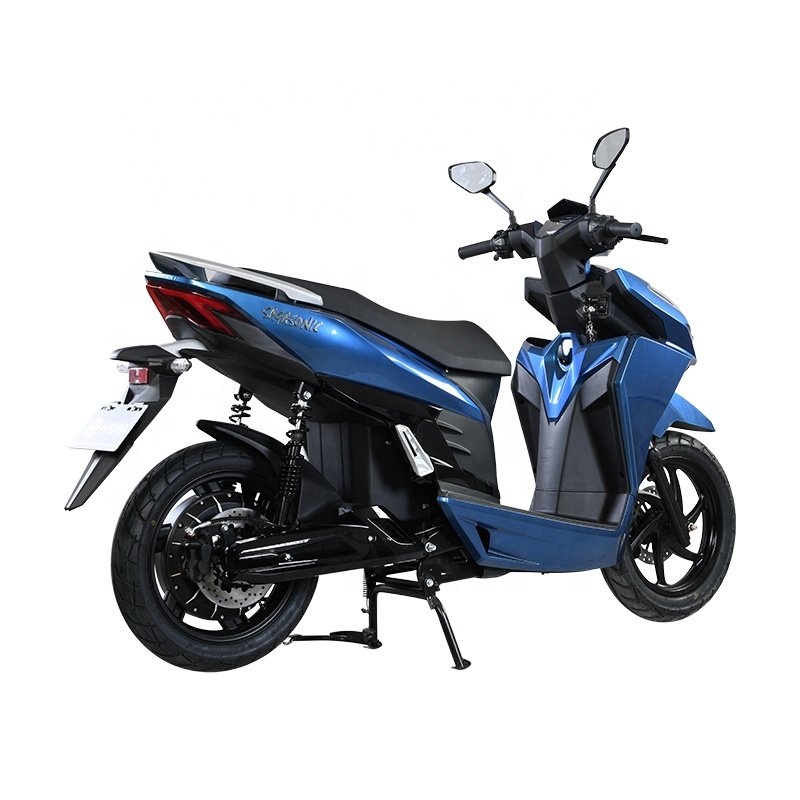 Best 1500W High Speed Electric Moped Sportbike Motorcycle with 2000W Power Lithium Battery Brushless Motor Adults 72V Voltage