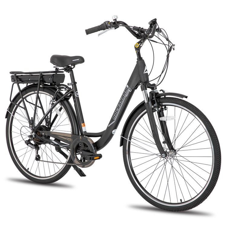 ROCKSHARK cheapest electric city bike 700C 7 speed ebike city adult city electric bike