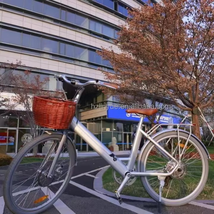 Warehouse 26inch 350W Motor electric bicycle 48V 10.5Ah Battery City Ebike Bicycle Road Electric Bike For City Travel