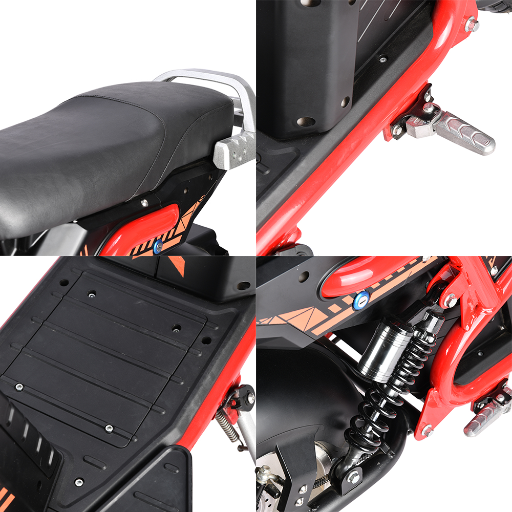 Factory EEC COC Scooters Citycoco 60V 20AH 40AH 3000W Electric Motorcycle Fat Tire Electric Scooter