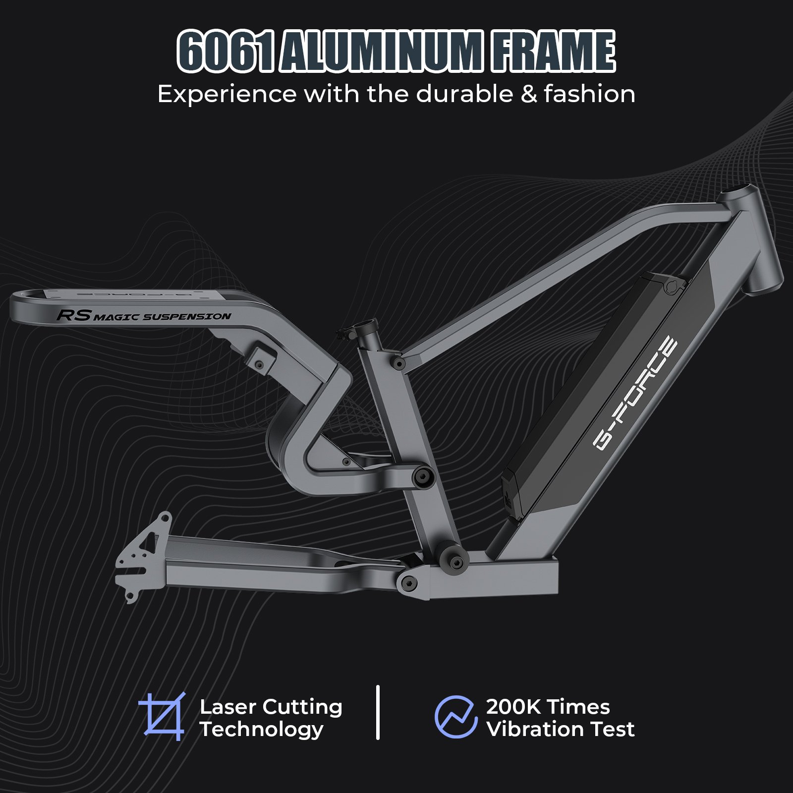 G-FORCE Ready Stock EXW USA Warehouse 20" 750W Powerful Ebike 48V Lithium Battery Bicycle Aluminum Alloy Electric Mountain Bike