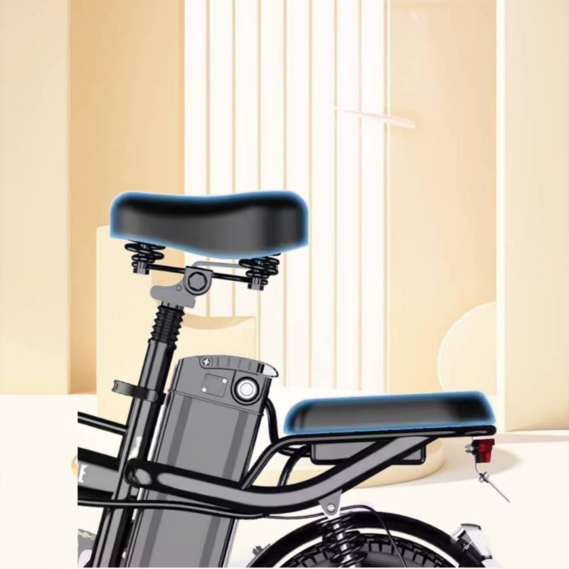 LW Mini Folding Electric Bicycle 400W 48V 14 Inch Electric City Bike Foldable Electric Bike cheap adult battery power scooter