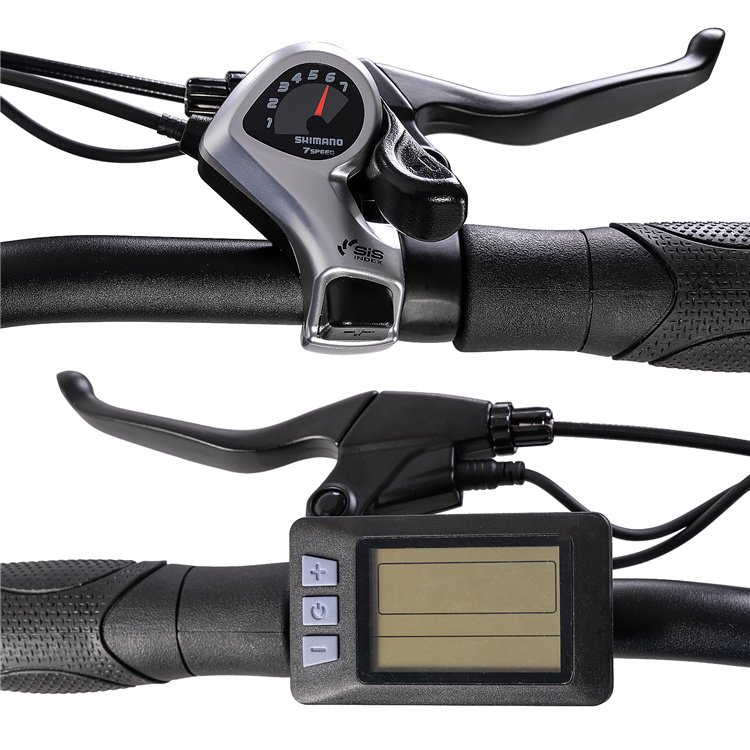 JOYKIE 36v 48v electric mountain bike full suspension e bike 500w fat tire ebike for adult