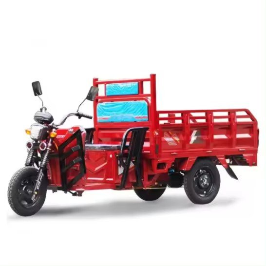 20241.5m800W 48V60v electric freight tricycle 1.2 thick steel plate