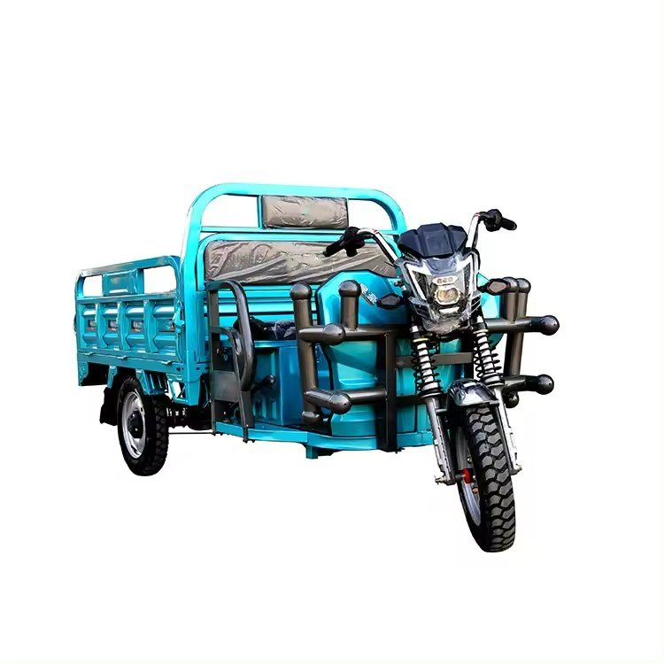 20241.5m800W 48V60v electric freight tricycle 1.2 thick steel plate