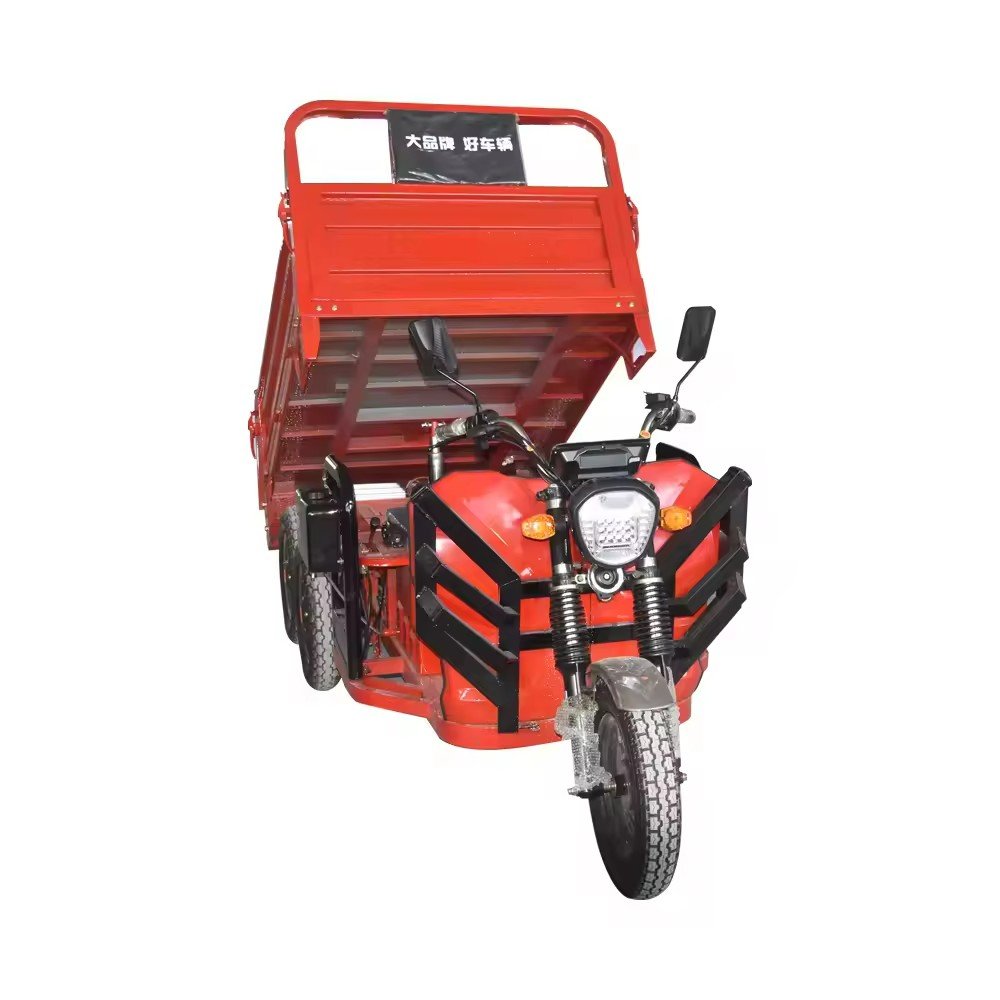 20241.5m800W 48V60v electric freight tricycle 1.2 thick steel plate