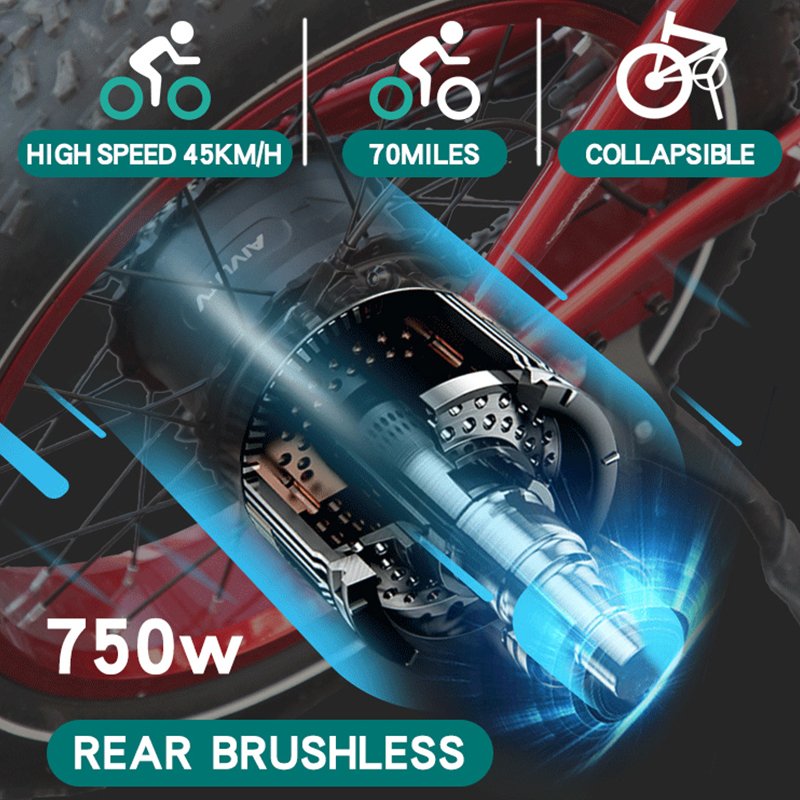 EU Warehouse Stock 250W 750w 1000w 36V 48v Battery Powerful Fast Folding Fat Tyre Electric City Bike Bicycle For Wholesa