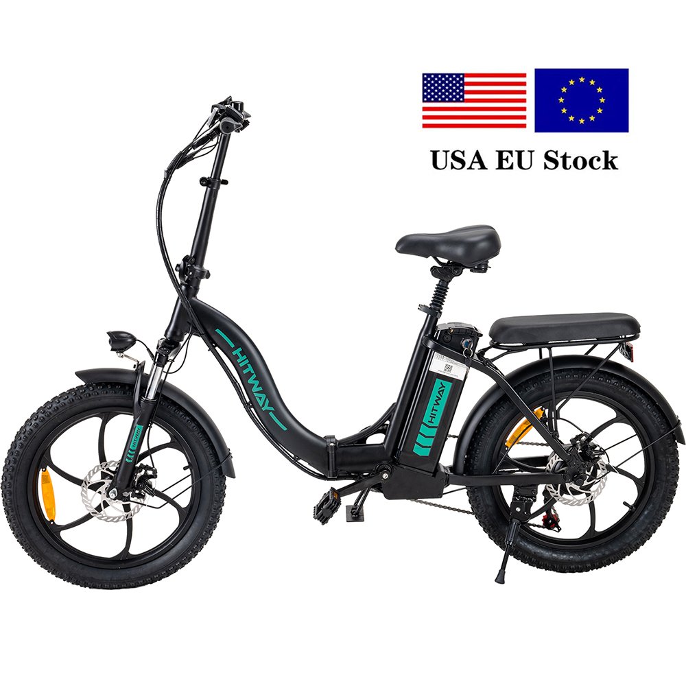 Hot Sale Huge stocks in USA UK EU warehouse 20*4.0 Foldable Electric Bike 48V 15Ah Electric City Bike Folding Electric Bicycle