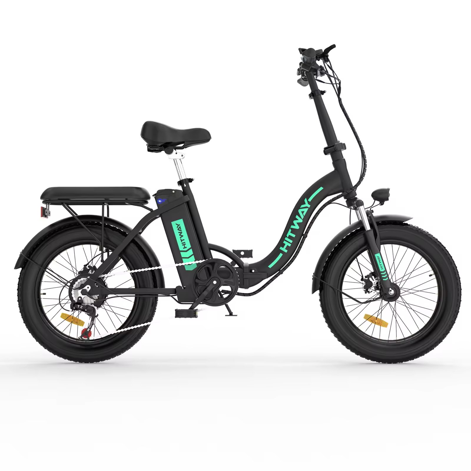 Hot Sale Huge stocks in USA UK EU warehouse 20*4.0 Foldable Electric Bike 48V 15Ah Electric City Bike Folding Electric Bicycle