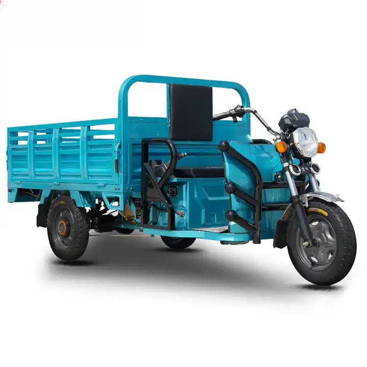 2024 Custom Logo Heavy-Duty Electric Cargo Tricycle for Adults 60v Steel Frame with down Tube Battery & Smart Sensor