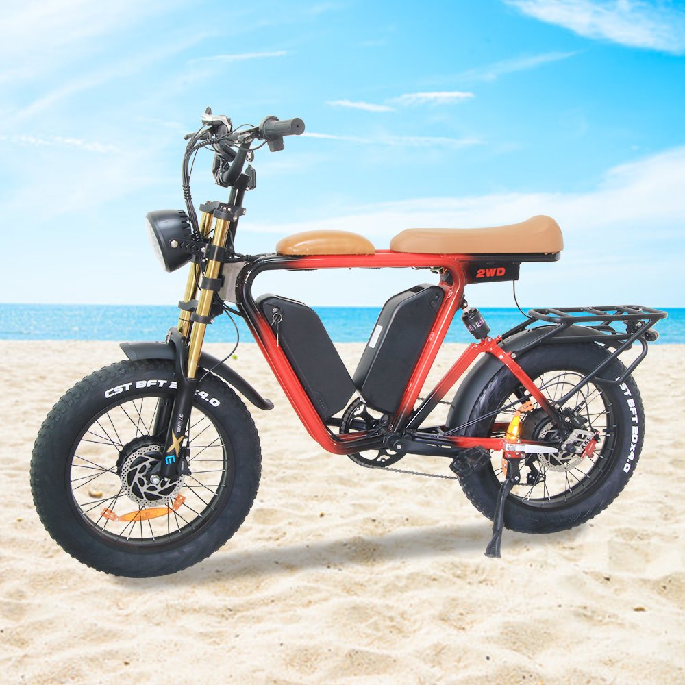 Factory Customized 7 Speed Electric City Bike 20 Wheel Size Electric Mountain Bike Single Motor 1000W Electric Road Bike