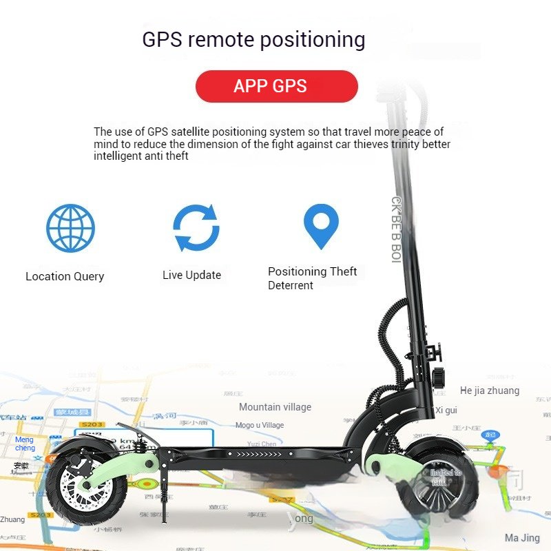 Unisex 1000W Dual Motor Electric Scooter 8.5 Inch Off-Road 48v 18ah Speed 65KM/H Two-Wheel Adult Scooter