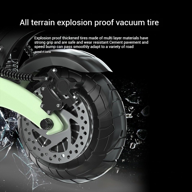 Unisex 1000W Dual Motor Electric Scooter 8.5 Inch Off-Road 48v 18ah Speed 65KM/H Two-Wheel Adult Scooter