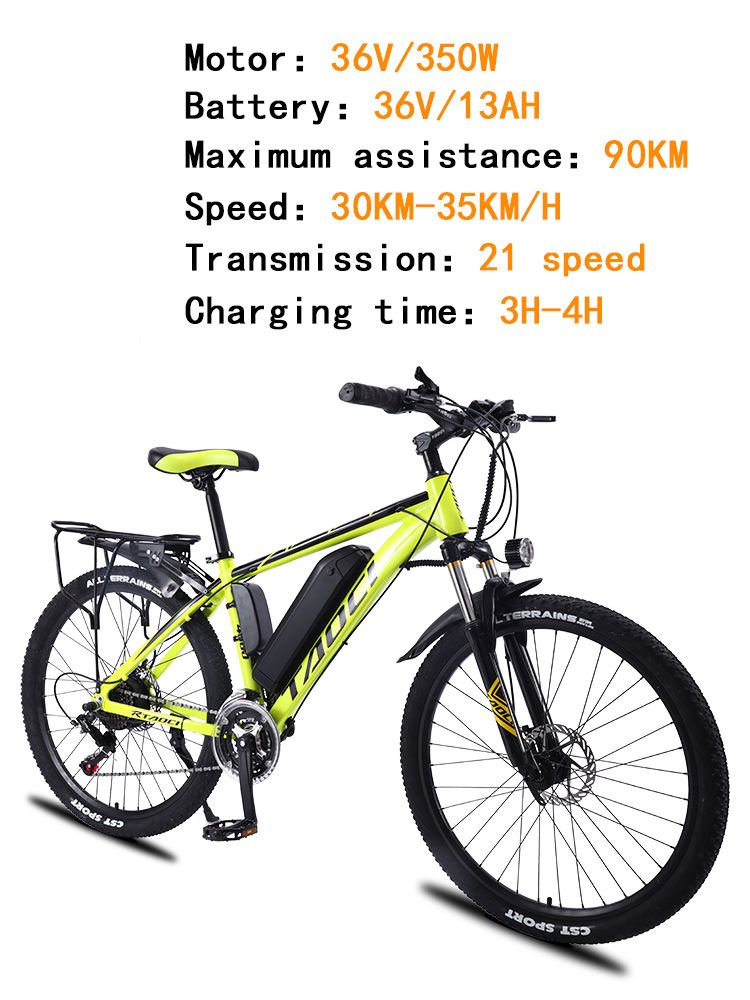 Factory selling directly wholesale adult 36v 350w aluminum alloy frame 26 inch 27 speed motor MTB e-bike electric mountain bike