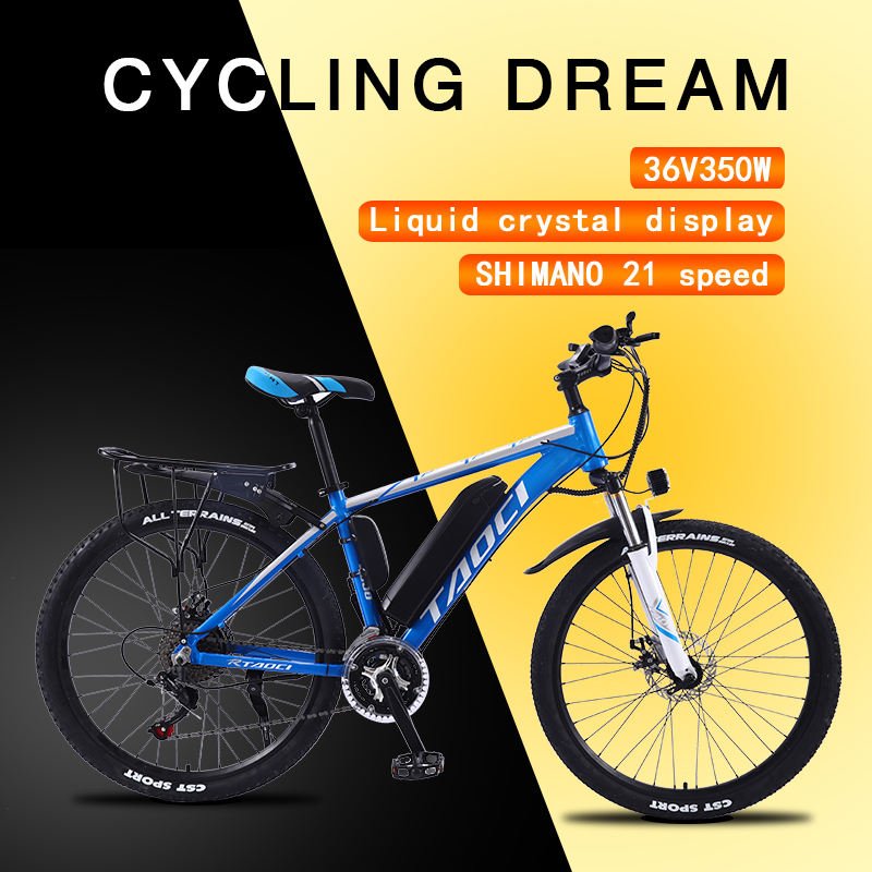 Factory selling directly wholesale adult 36v 350w aluminum alloy frame 26 inch 27 speed motor MTB e-bike electric mountain bike