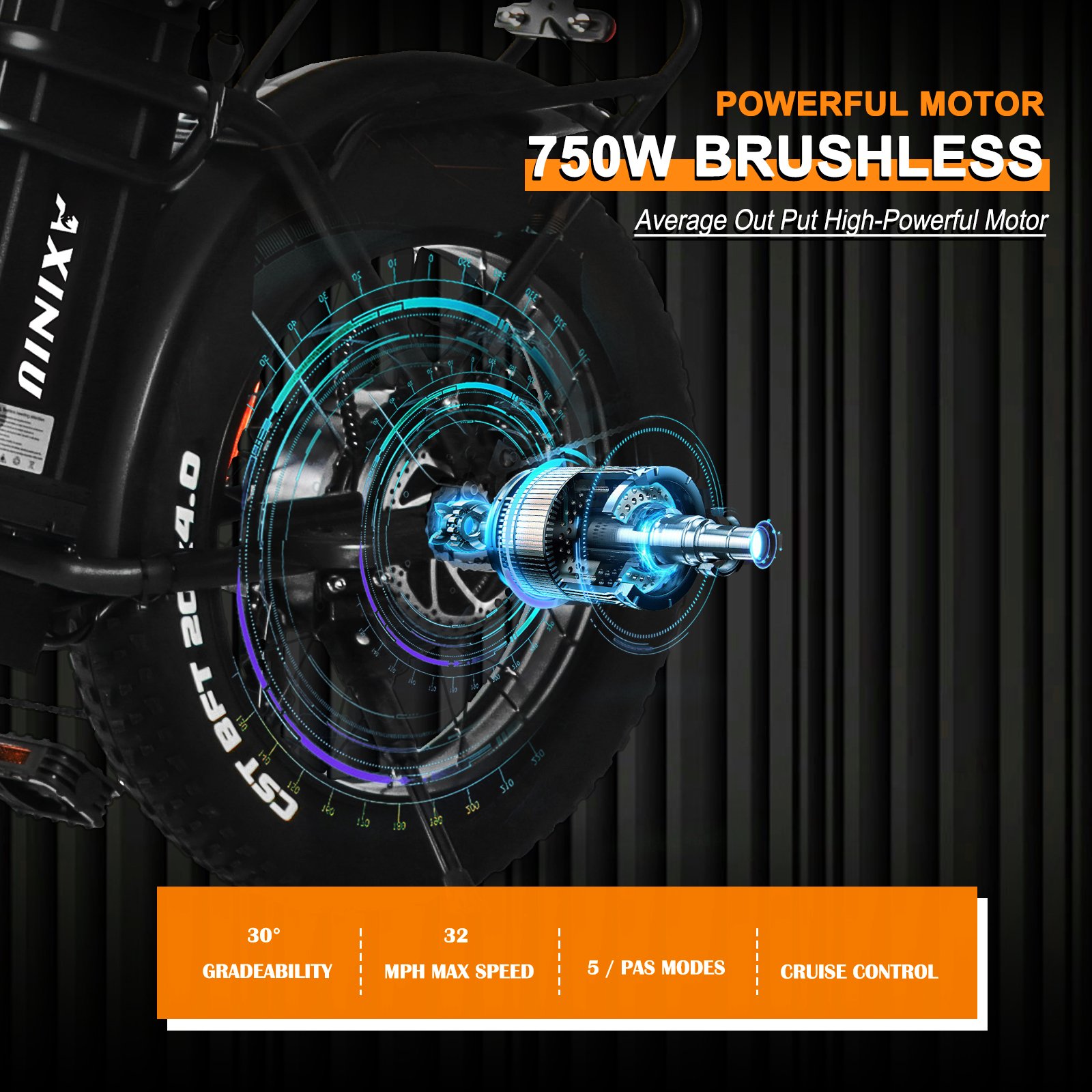 750w 48v 30ah folding electric bike 20x4inch fat snow urban electric city road bicycle ebike