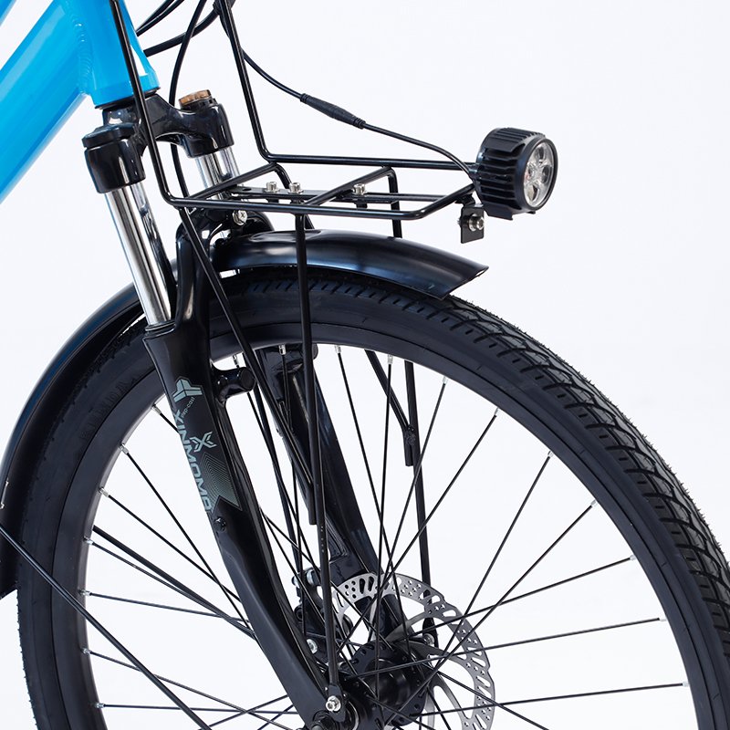 26-Inch 17.5AH Power City Electric Bike with Variable Speed 48V 250W Aluminum Alloy Frame Disc Brake Tube Battery CE Certified