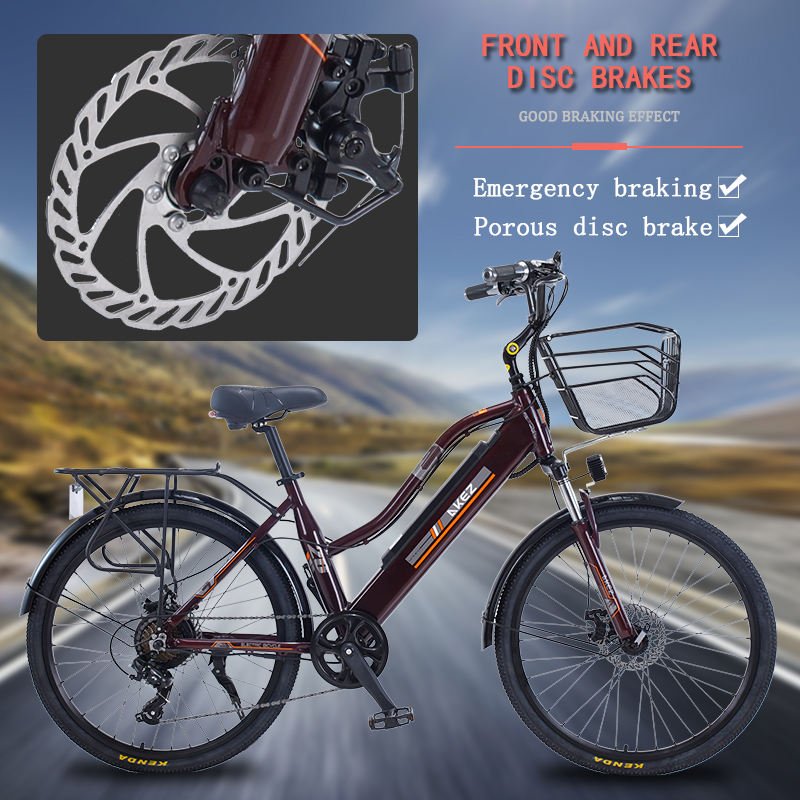 Chinese factory sale 26 inch 7 speed electric bike for ladies womens electric mountain bike city ebike e bicycle