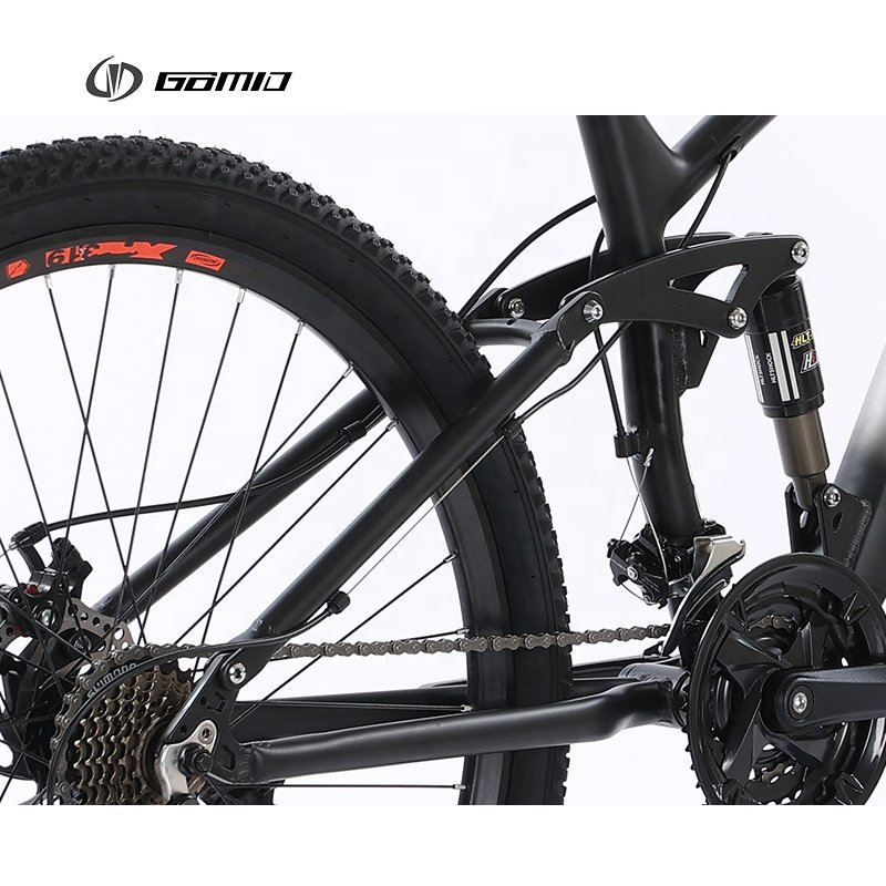 GOMID Wholesale bisiklet full suspension Mountain Bike gear cycle four link soft tail mountainbike OEM bicicletas custom Bicycle