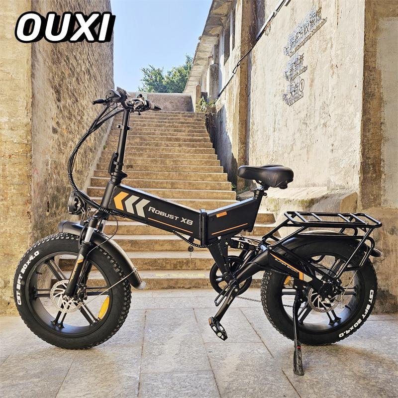 2024 Hot Sale Mini Size Folding Electric Bicycle 750w 48v 20Inch Electric City Bike Foldable Electric Bike