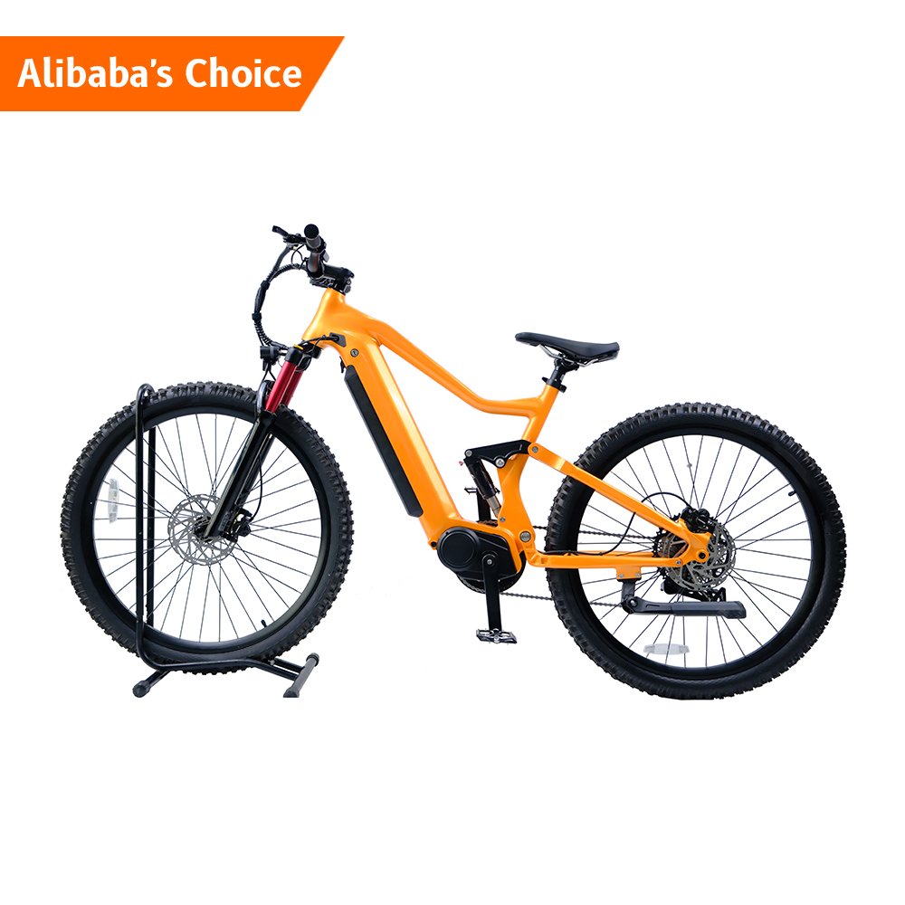 Logo printed 48v 1000w mid drive motor electric bike frame aluminum electric mountain bike 29 inch