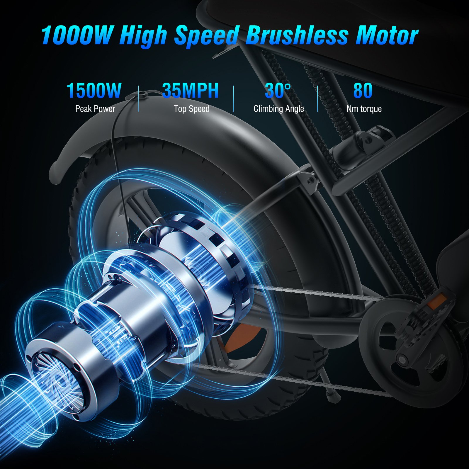 2023 hottest selling 48v 1000w Electric Bicycle E Bike Fat Tire Electric Mountain Bikes With 20inch Fat Tire