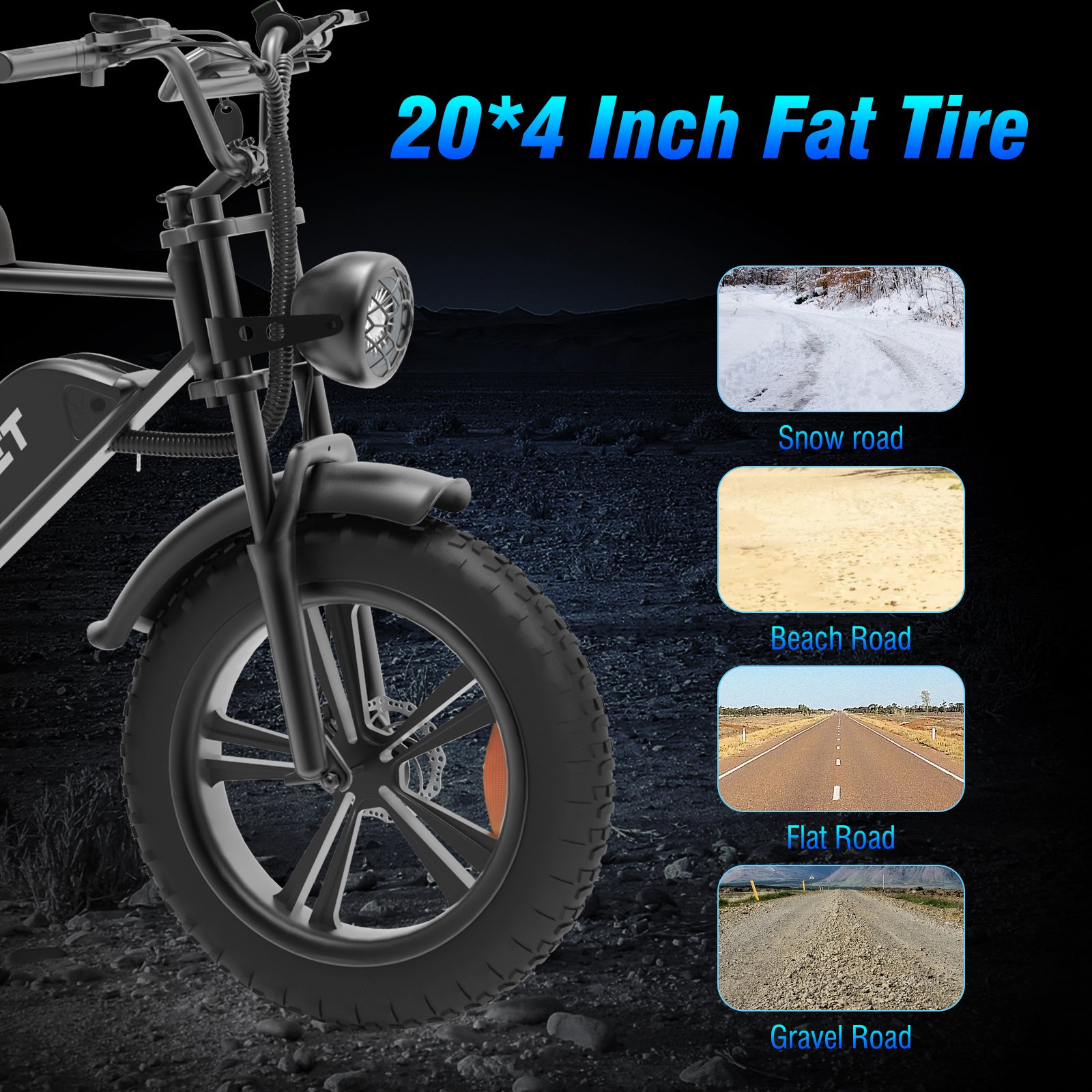 2023 hottest selling 48v 1000w Electric Bicycle E Bike Fat Tire Electric Mountain Bikes With 20inch Fat Tire