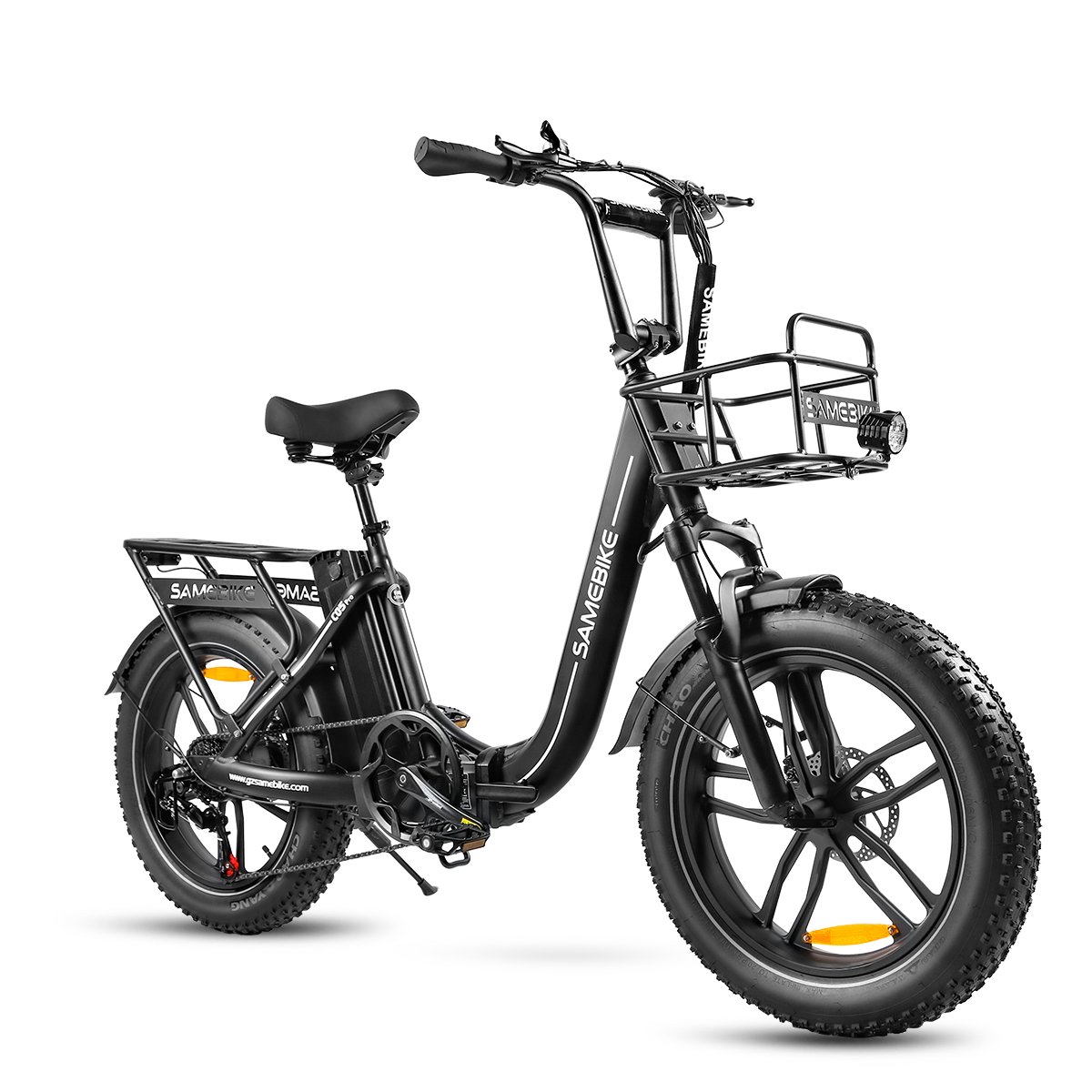 SAMEBIKE 2024 New OEM/STOCK C05 Pro 20 inch 500w motor 36V 13AH lithium battery fat tire folding ebike