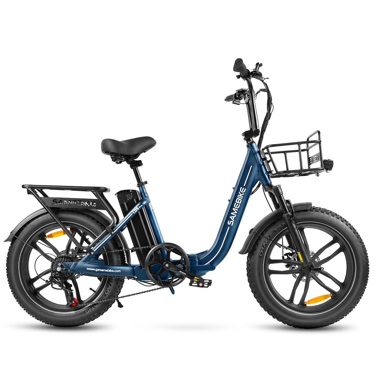SAMEBIKE 2024 New OEM/STOCK C05 Pro 20 inch 500w motor 36V 13AH lithium battery fat tire folding ebike