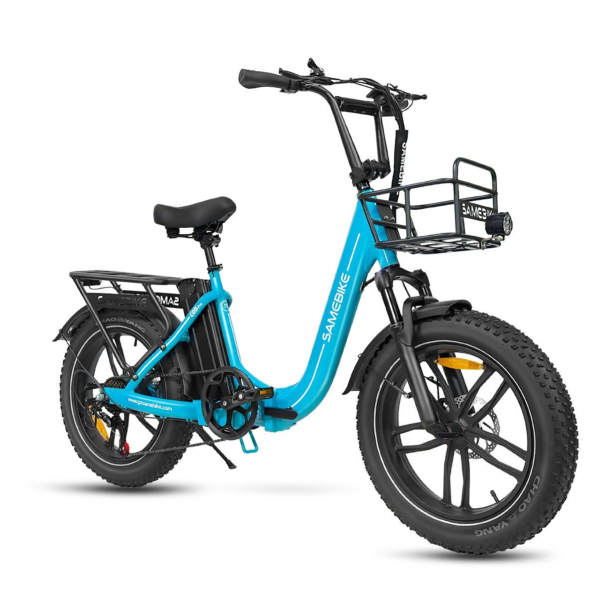 SAMEBIKE 2024 New OEM/STOCK C05 Pro 20 inch 500w motor 36V 13AH lithium battery fat tire folding ebike