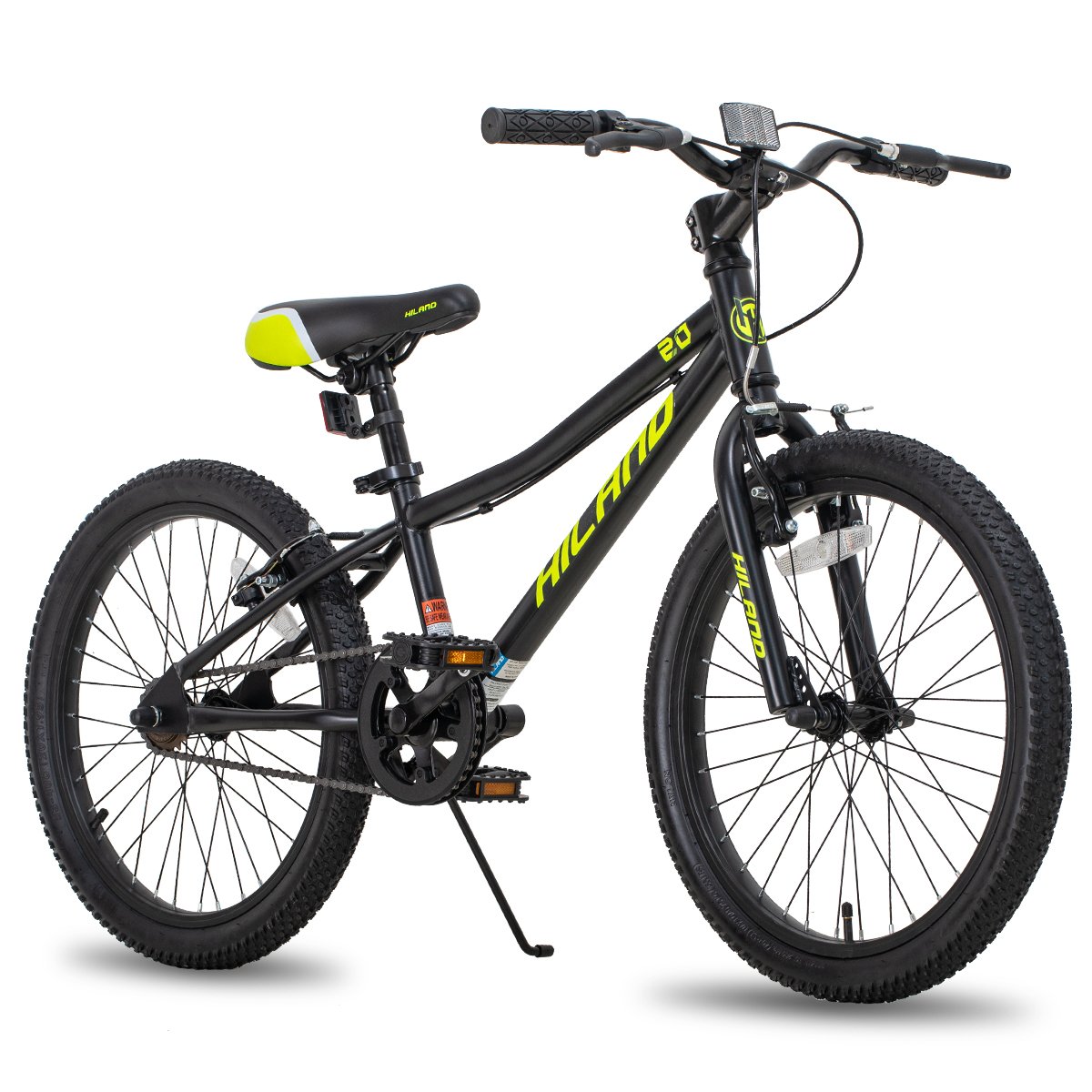 JOYKIE HILAND 20 inch mountain bike steel frame single speed gear children mountain bicycle cycle for kids teen with v brake