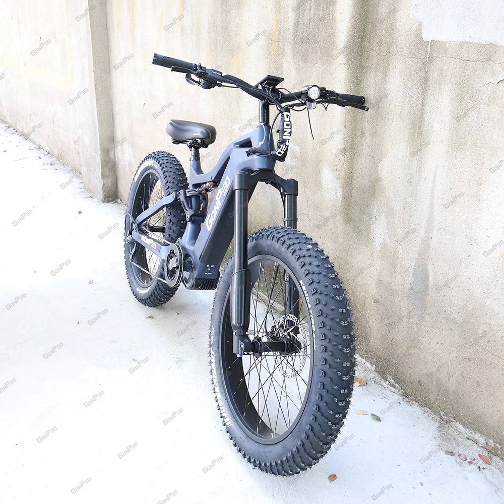 Gonped ebike 48v 1000w fat tire bafang g510 mid motor electric mountain bike 160nm torque sensor electric bike 1000w ebike