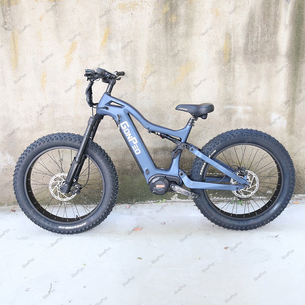 Gonped ebike 48v 1000w fat tire bafang g510 mid motor electric mountain bike 160nm torque sensor electric bike 1000w ebike
