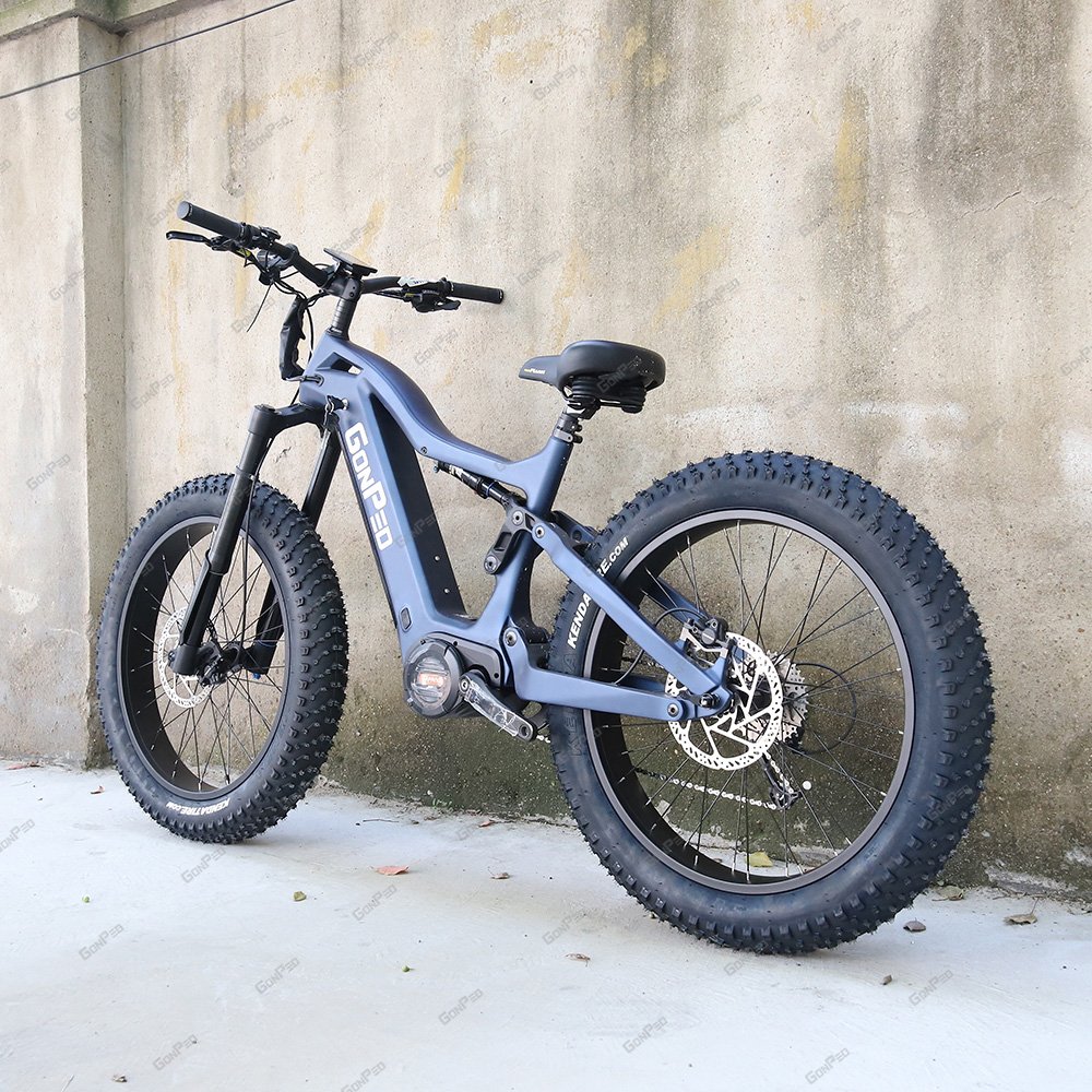 Gonped ebike 48v 1000w fat tire bafang g510 mid motor electric mountain bike 160nm torque sensor electric bike 1000w ebike
