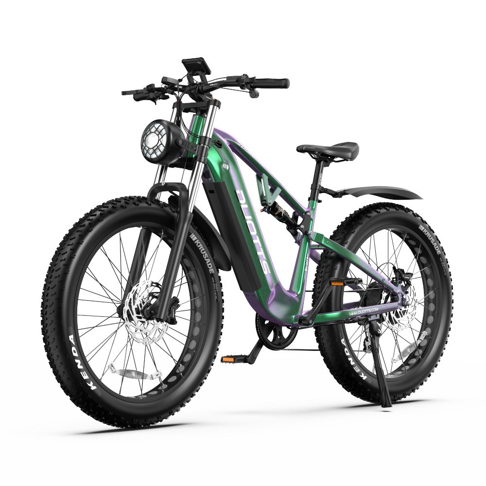 DUOTTS E26 All-Terrain Electric Mountain Bike New European Stock 20AH 26*4.0 Fat Tire 48v Tube Battery Double Suspension Trail