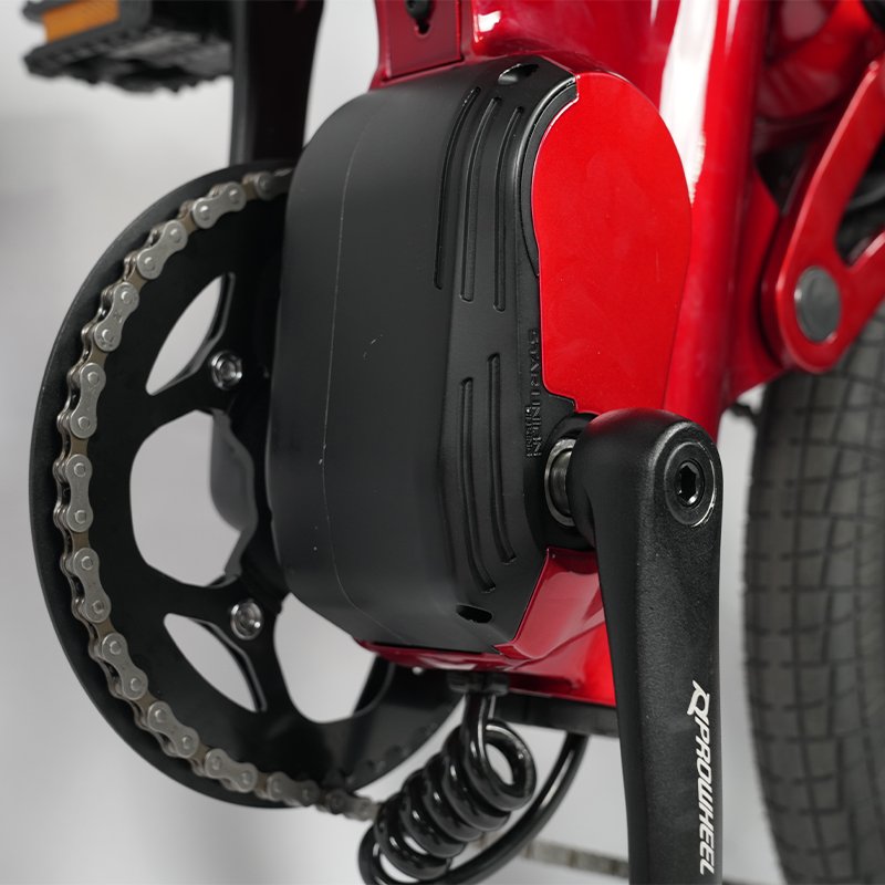 Rear suspension 20inch Mid Drive E Bike Electric City Bike Electric Folding Bike