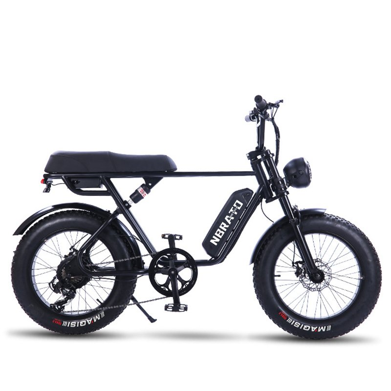 2022 new arrival Vintage 500w E Bike 20inch 7 speed Adult electric dirt bike