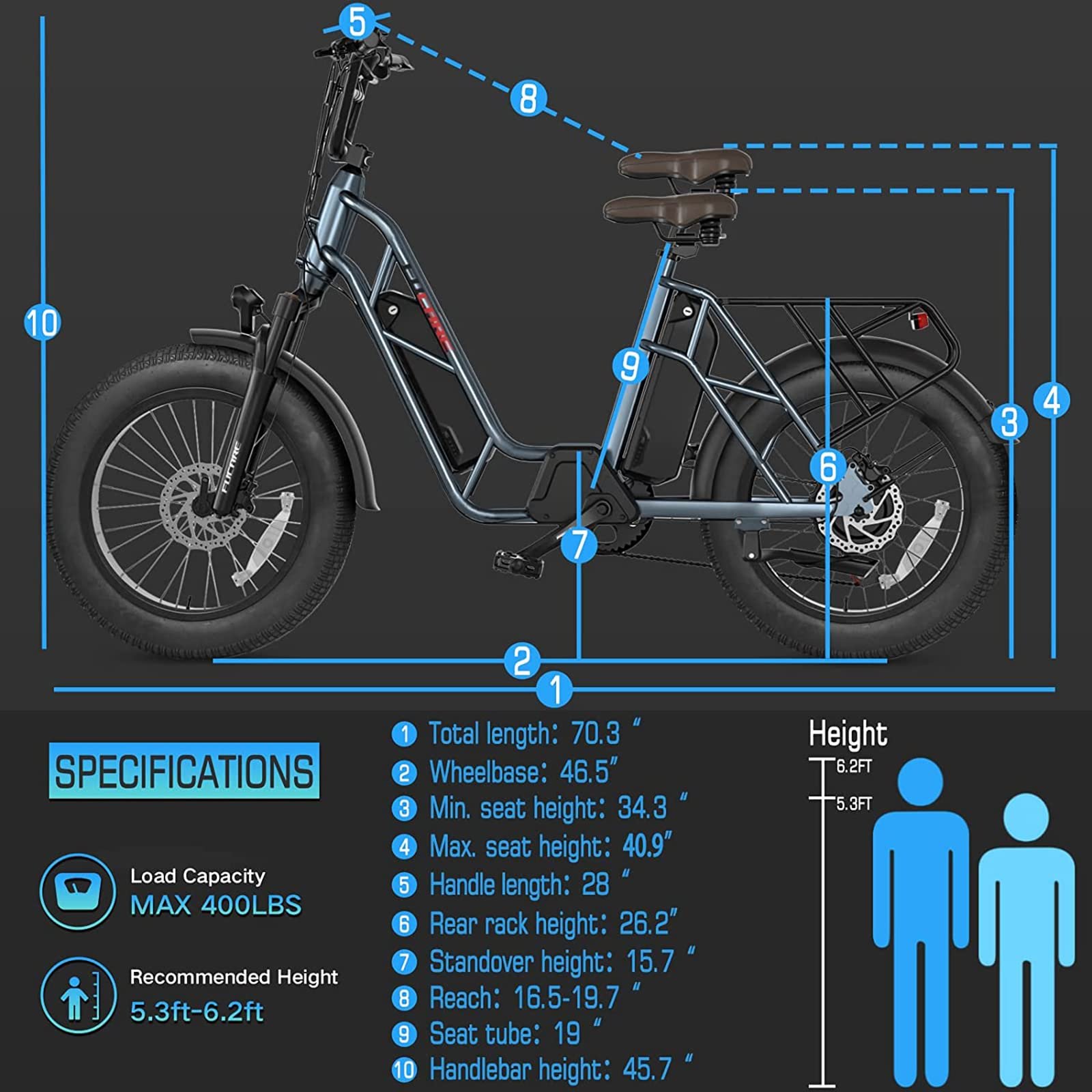 Factory OEM/ODM Throttle Dirt Li-ion Battery Mountain Electric Bicycle Fat Tires E-Bike Cargo 20 inch 48v Electric Bikes