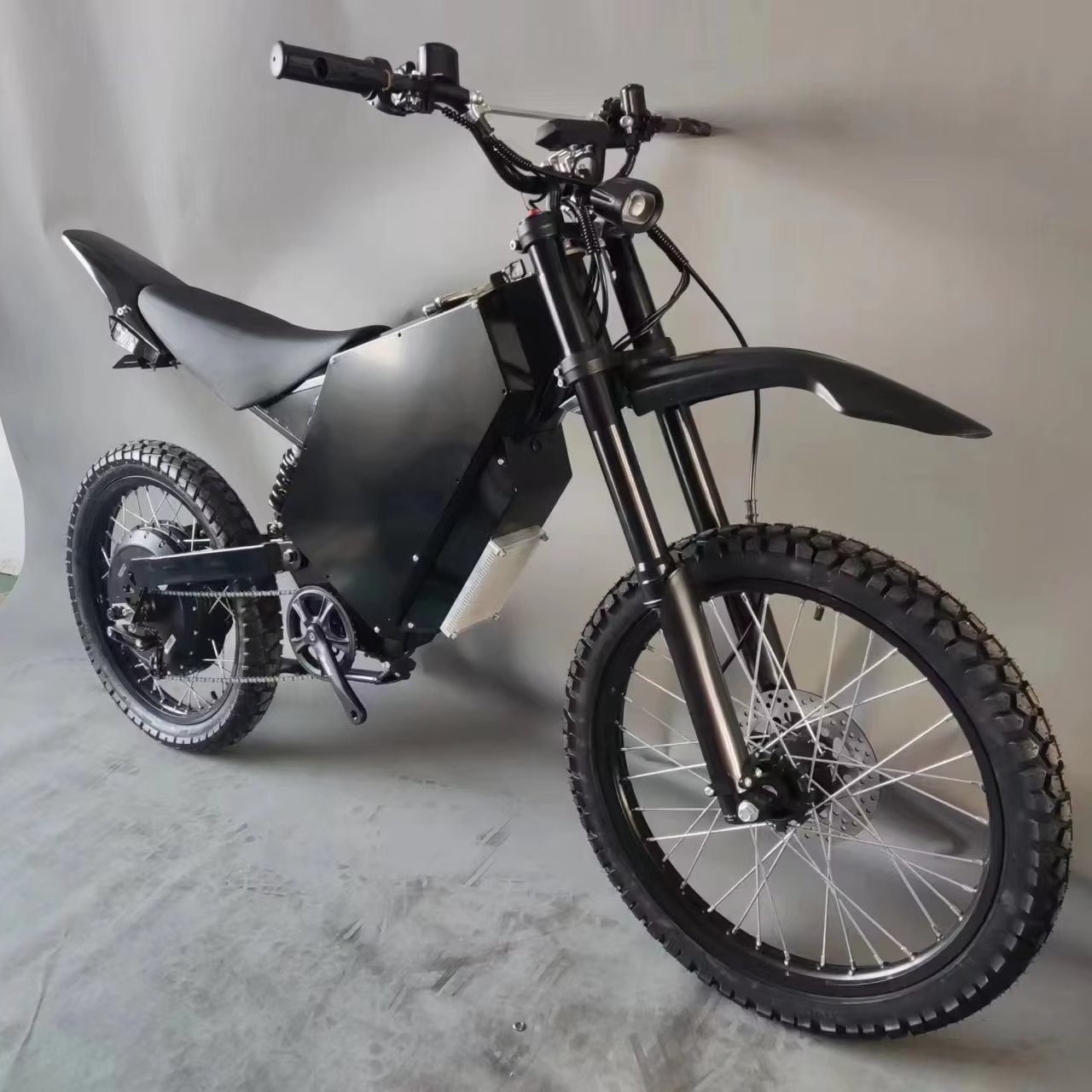 City Street Bike 72V 75AH Stealth Bomber E-Bike 15000W Mountain Electric Bicycle with 180KM Range
