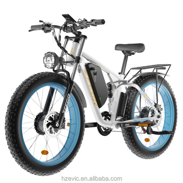 Zeegr 26 Inch 48V 2000W Fat Tire Snow E-Bike Electric City Bike Electric Dirt Bike Bicycle