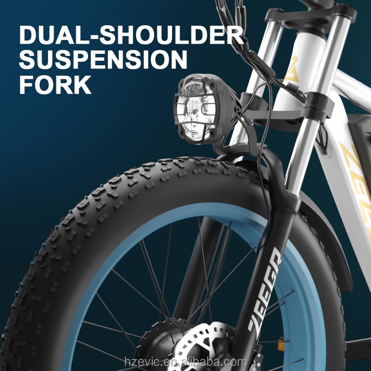 Zeegr 26 Inch 48V 2000W Fat Tire Snow E-Bike Electric City Bike Electric Dirt Bike Bicycle