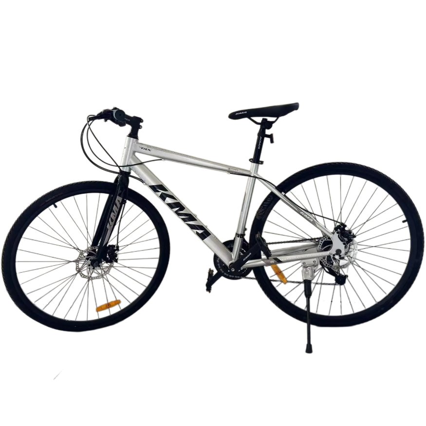 Dual Suspension White Comfort Bicycle with 21-Speed Gears Convenient 21-Speed Mountain Bike