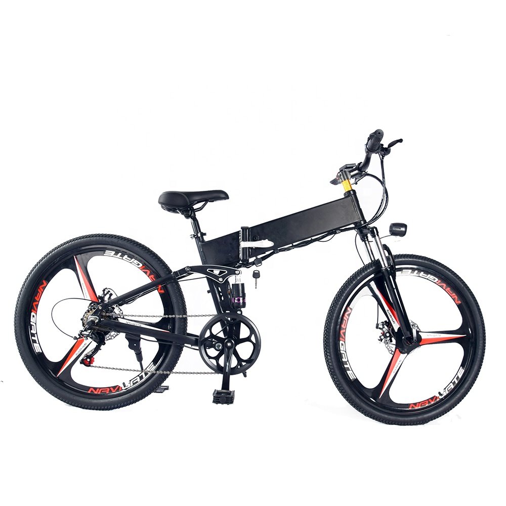 26 inch folding electric bicycles 36V/48V 250-500W fat tire beach snow electric bicycles can be customized in the US warehouse