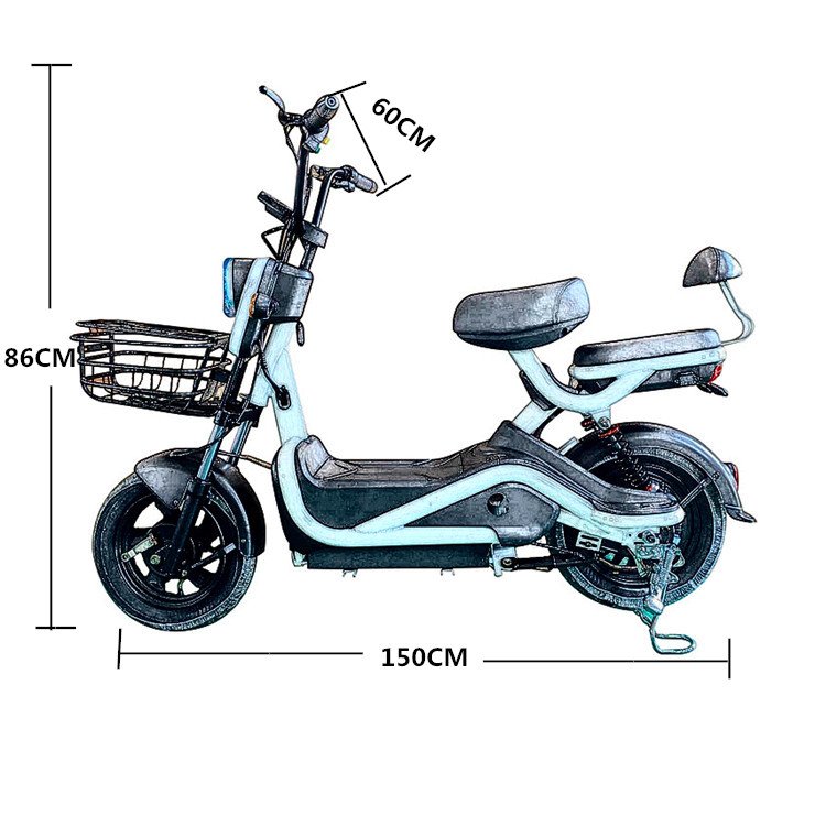 High Speed Maxspeed Electric Bike Electric Bicycle New Lithium Battery 2-Wheel Electric Mobility Scooter