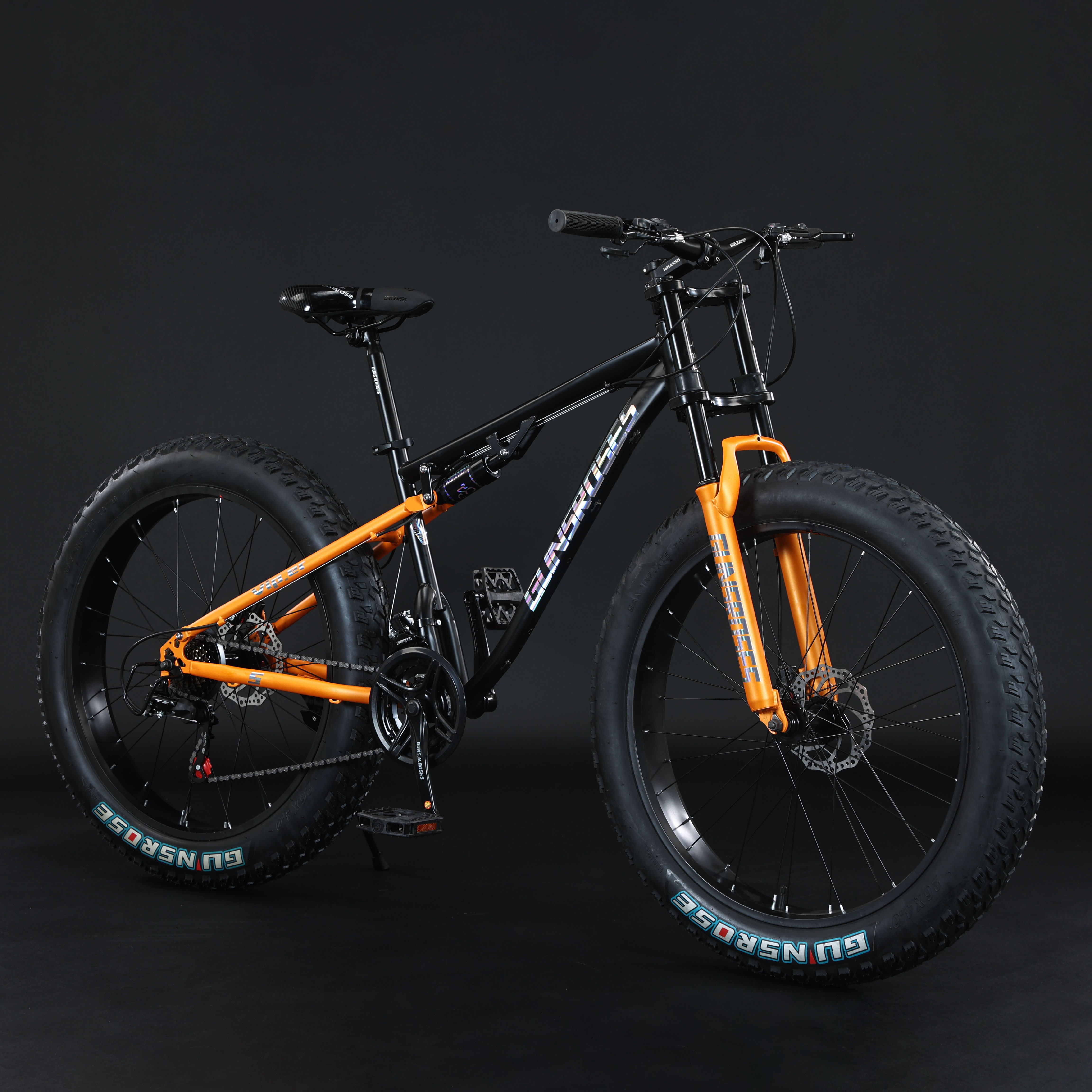 fat tire bicycle 26 inch Wide Tire Fat Tire Bike City Bike with 24 Speed Gears Disc Brake for Men