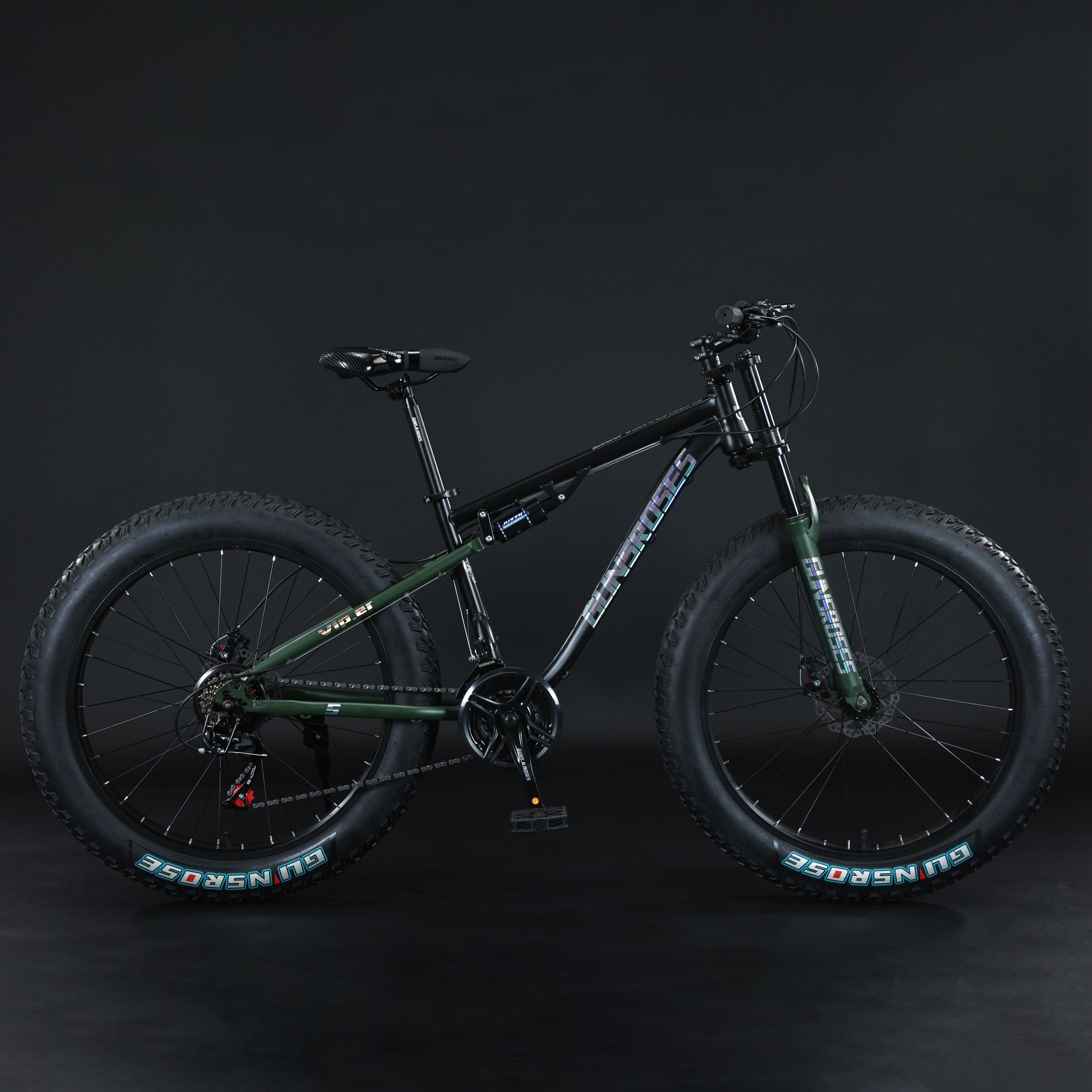 fat tire bicycle 26 inch Wide Tire Fat Tire Bike City Bike with 24 Speed Gears Disc Brake for Men
