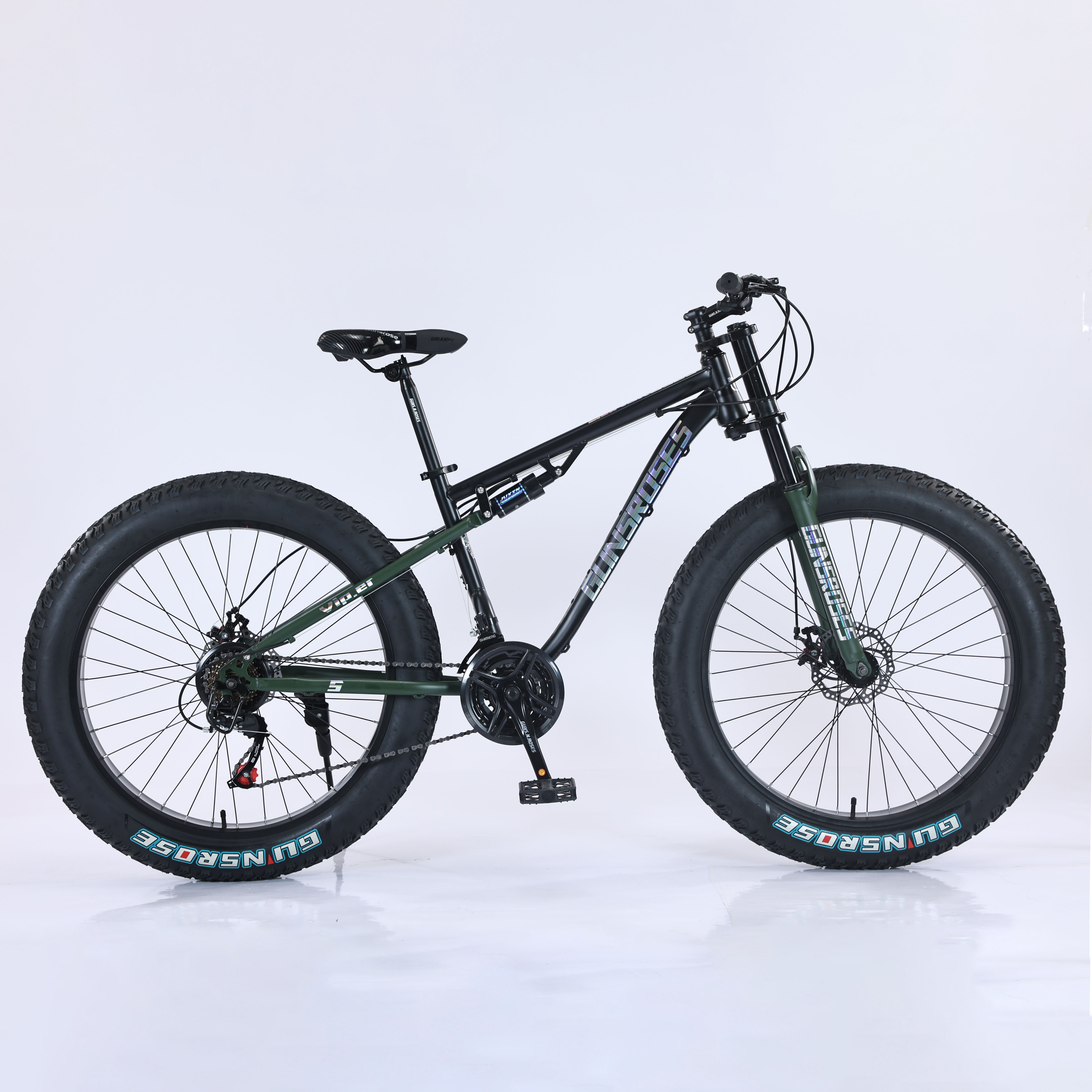 fat tire bicycle 26 inch Wide Tire Fat Tire Bike City Bike with 24 Speed Gears Disc Brake for Men