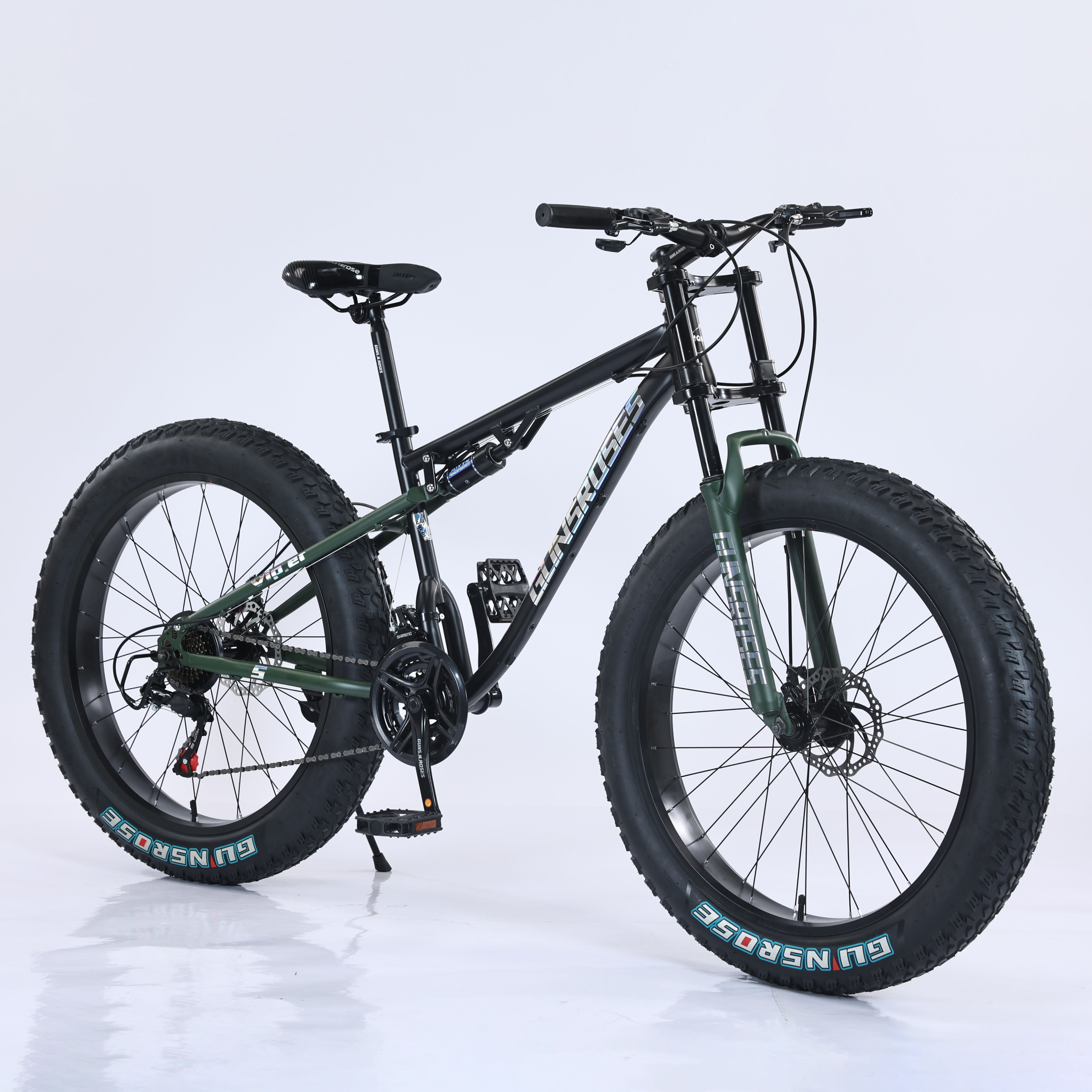 fat tire bicycle 26 inch Wide Tire Fat Tire Bike City Bike with 24 Speed Gears Disc Brake for Men